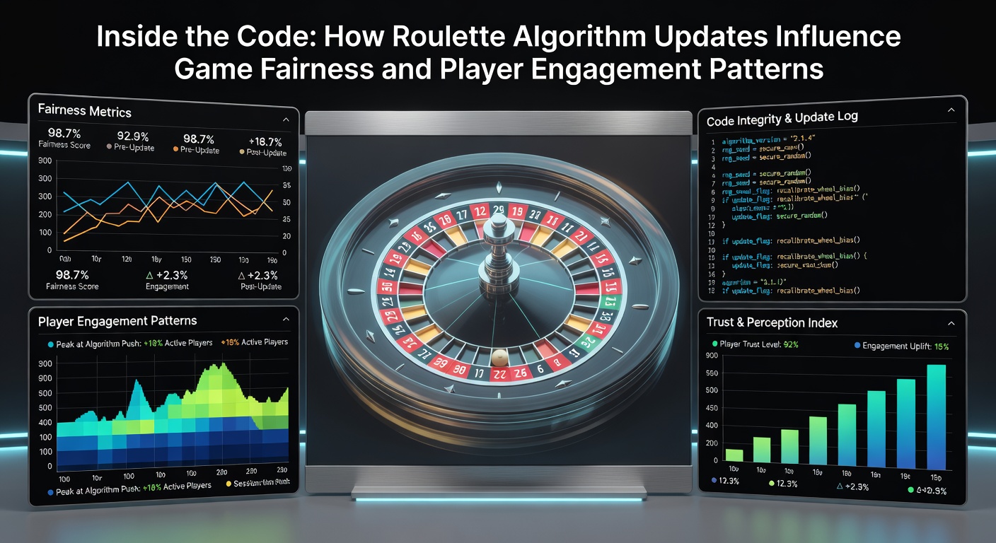 Data analytics dashboard displaying roulette spin distributions and player session metrics
