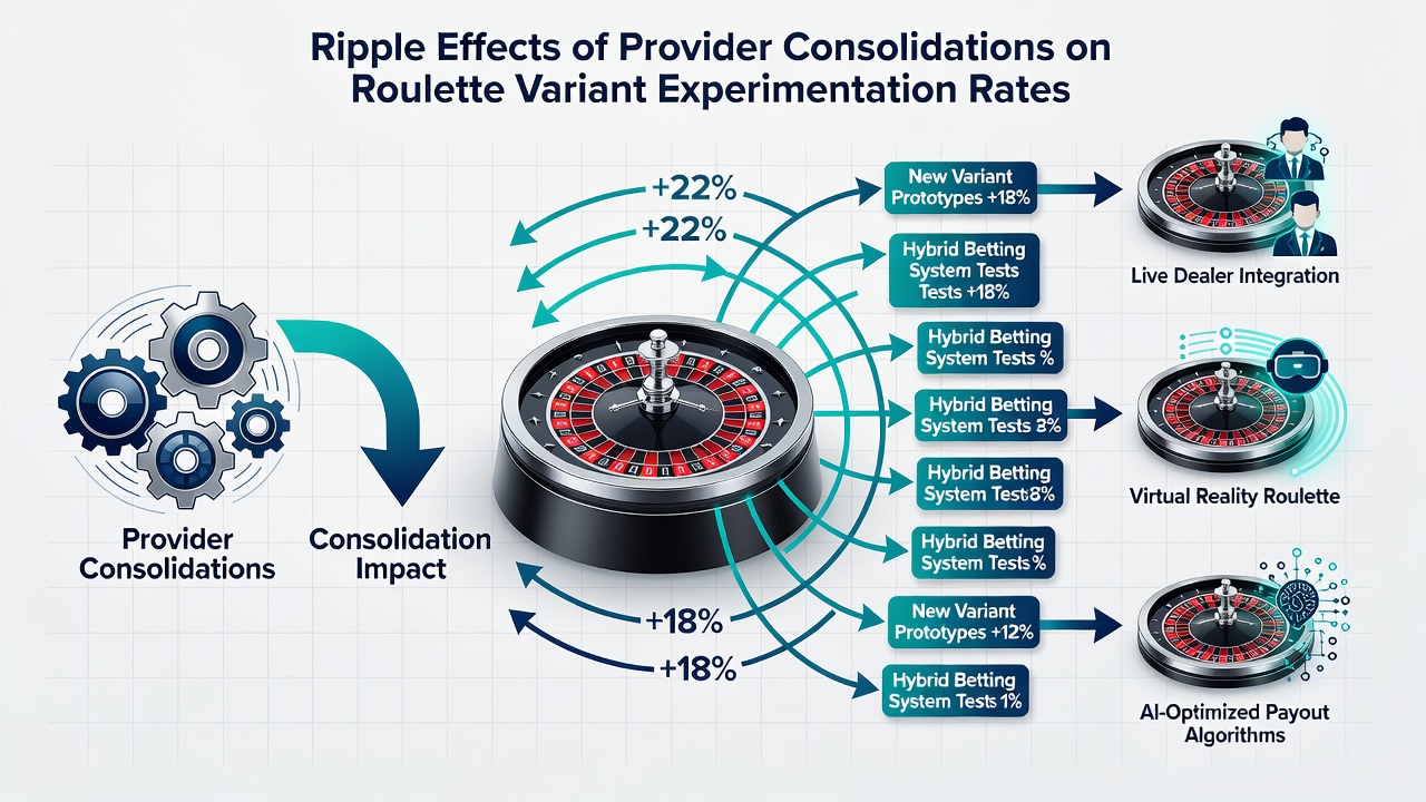 Roulette wheel interface updates during provider merger integration phases